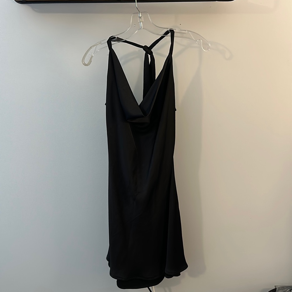 Altered state black silk dress